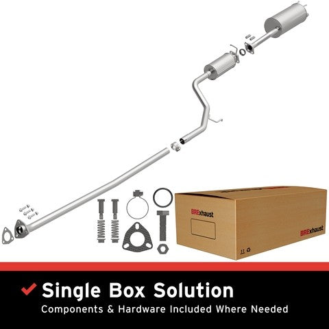 Exhaust System Kit BR Exhaust 106-1000