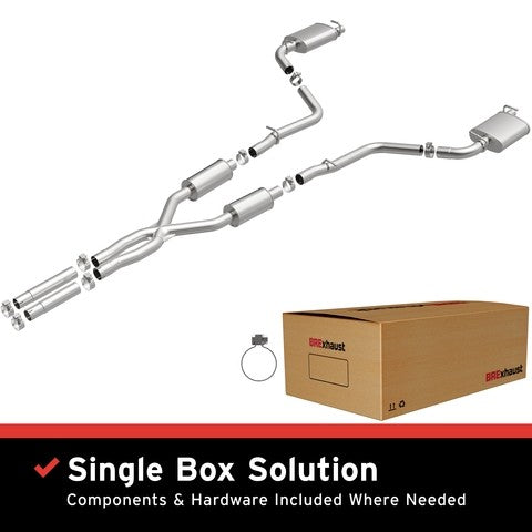 Exhaust System Kit BR Exhaust 106-1002