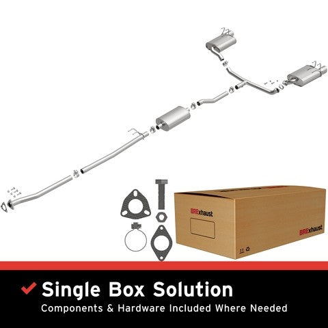 Exhaust System Kit BR Exhaust 106-1065