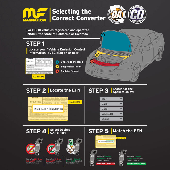 Catalytic Converter-Direct Fit MagnaFlow 458067