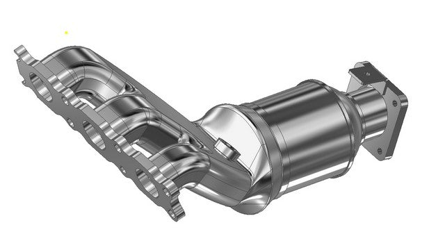 Exhaust Manifold with Integrated Catalytic Converter Schultz 7724041