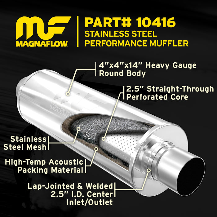 Exhaust Muffler MagnaFlow 10416