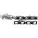 Exhaust Manifold with Integrated Catalytic Converter MagnaFlow 4451500