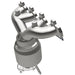 Exhaust Manifold with Integrated Catalytic Converter MagnaFlow 452029