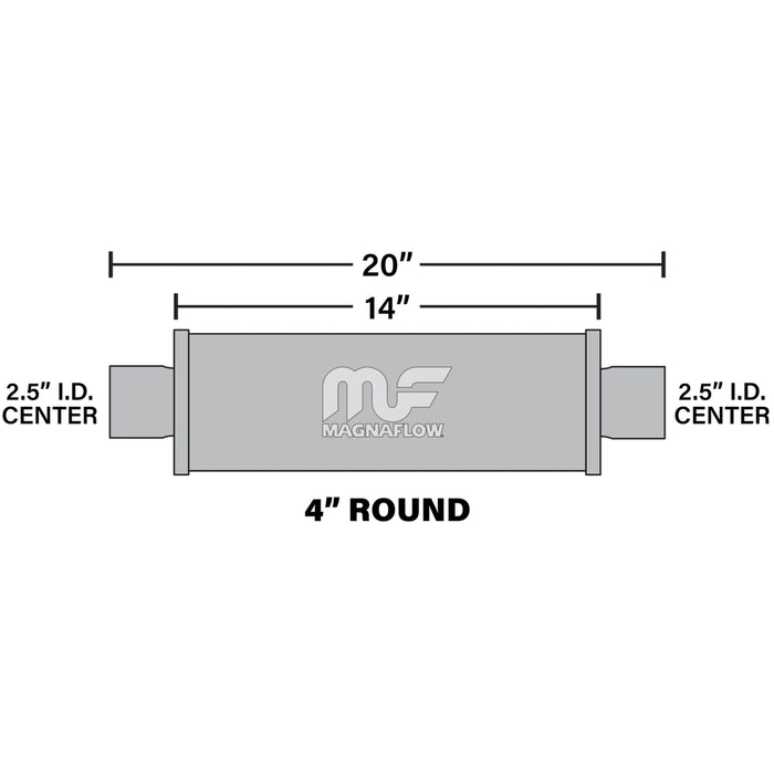 Exhaust Muffler MagnaFlow 10416